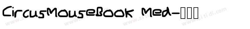 CircusMouseBook Med字体转换